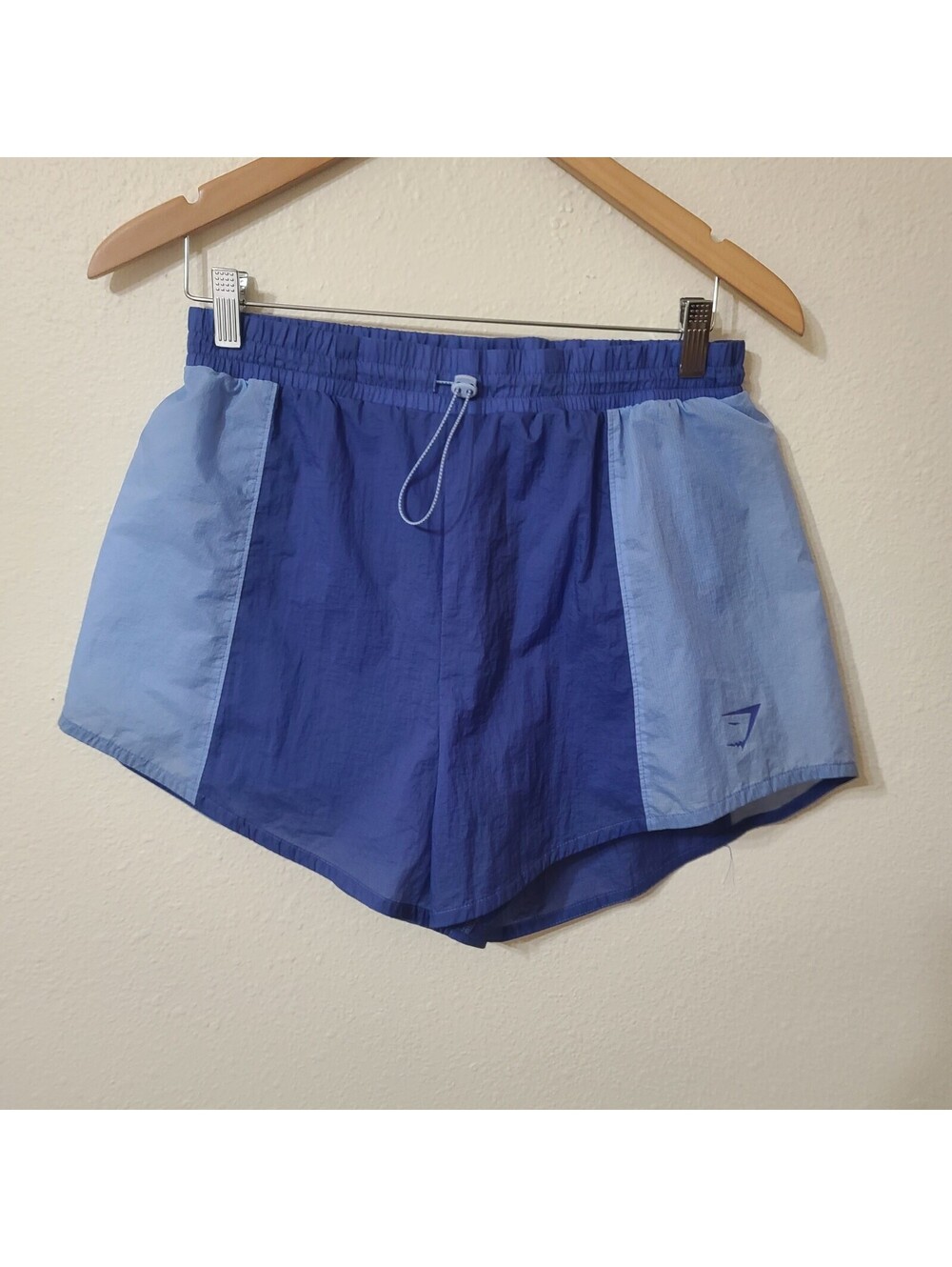Gym Shark Women's Pulse 2 in 1 Shorts Size M Court Blue/Moonstone